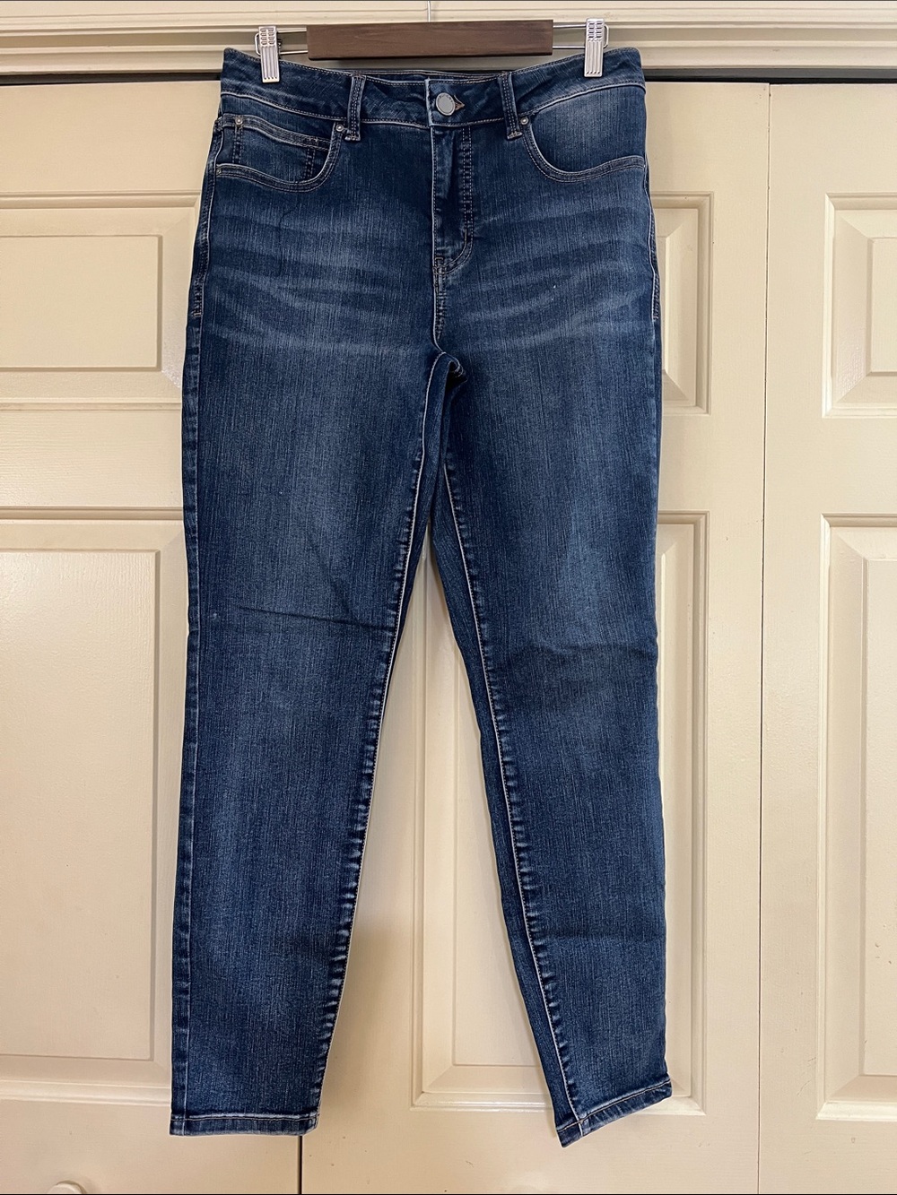 Maurices Everflex High Rise Skinny Jeans Medium Wash